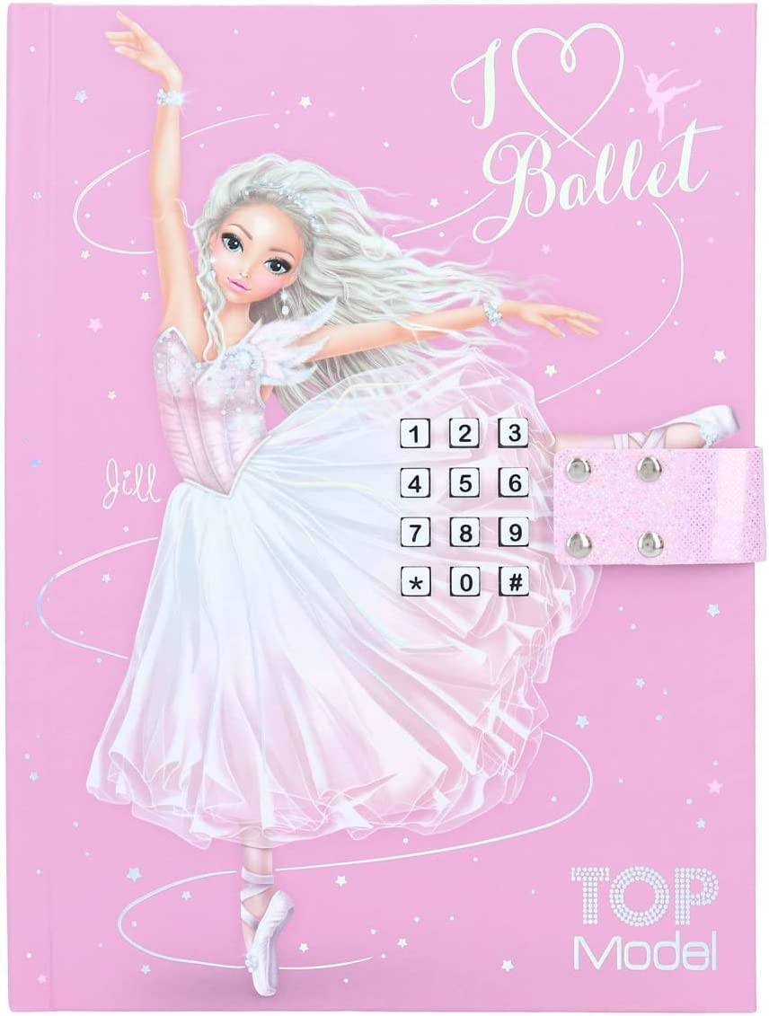 Buy Top Model Ballet Diary with Number Code and Sound in Pink Ballerina Book | Yallatoys.com