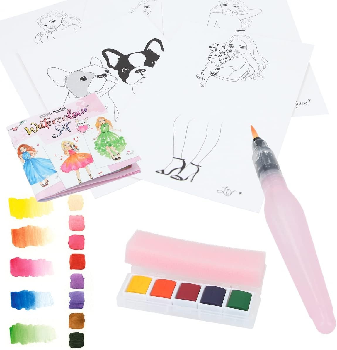 Buy Top Model Watercolor Set | Yallatoys.com