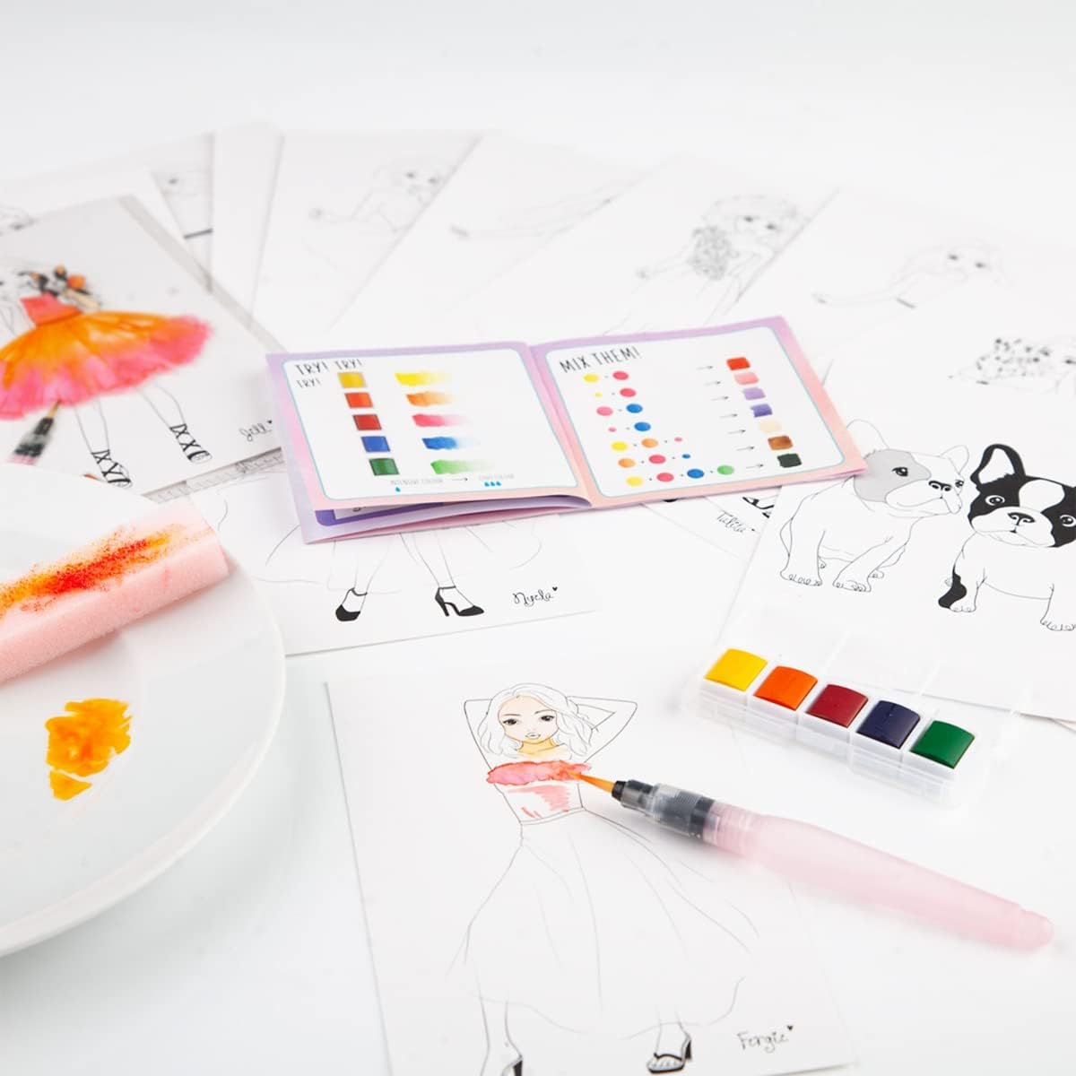 Buy Top Model Watercolor Set | Yallatoys.com