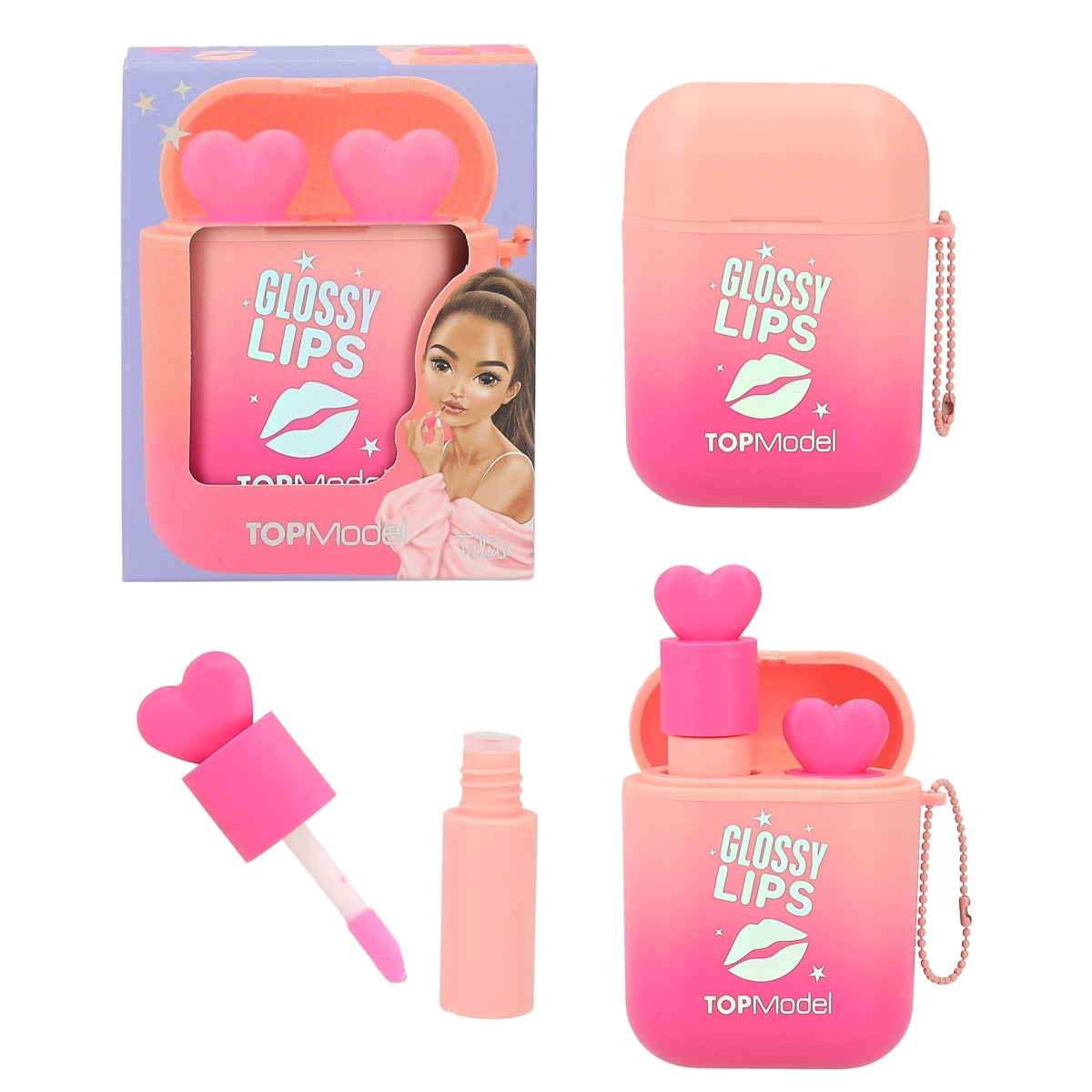 Buy Top Model Beauty & Me Lip Gloss In Ear Headphone Case | Yallatoys.com