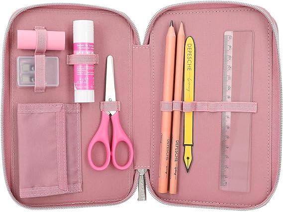 Buy Topmodel Triple Pencil Case TM Glitter Queen | Yallatoys.com