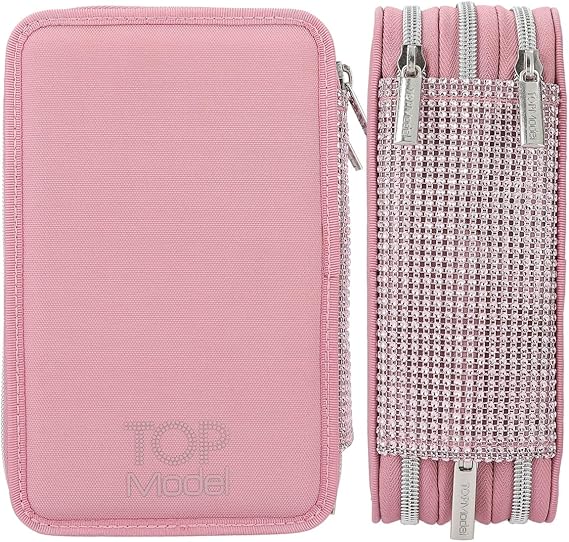 Buy Topmodel Triple Pencil Case TM Glitter Queen | Yallatoys.com