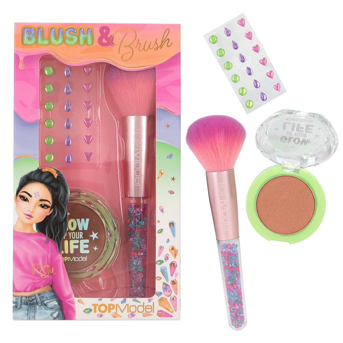 Buy Top Model Blush & Brush Set Beauty and Me | Yallatoys.com
