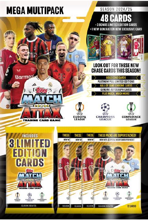 Buy Topps Match Attax 2024 & 2025 Multi Pack | Yallatoys.com