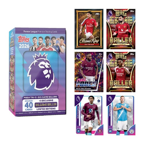 Buy Topps Premier League 2025/26 - Mega Tin (Sold Separately Subjected to Availability) | Yallatoys.com