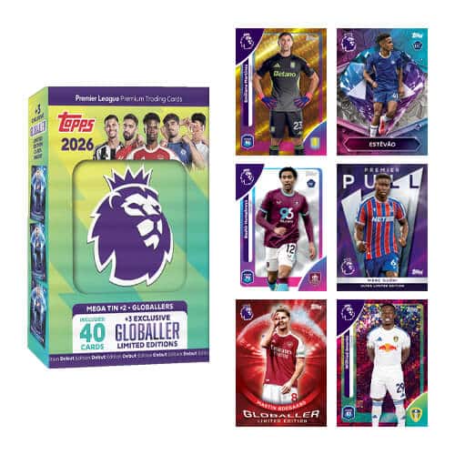 Buy Topps Premier League 2025/26 - Mega Tin (Sold Separately Subjected to Availability) | Yallatoys.com