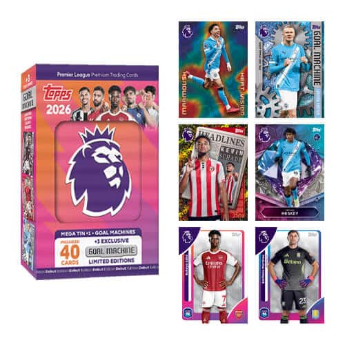 Buy Topps Premier League 2025/26 - Mega Tin (Sold Separately Subjected to Availability) | Yallatoys.com