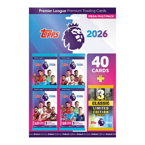 Buy Topps Premier League 2025/26 - Mega Multi Pack | Yallatoys.com