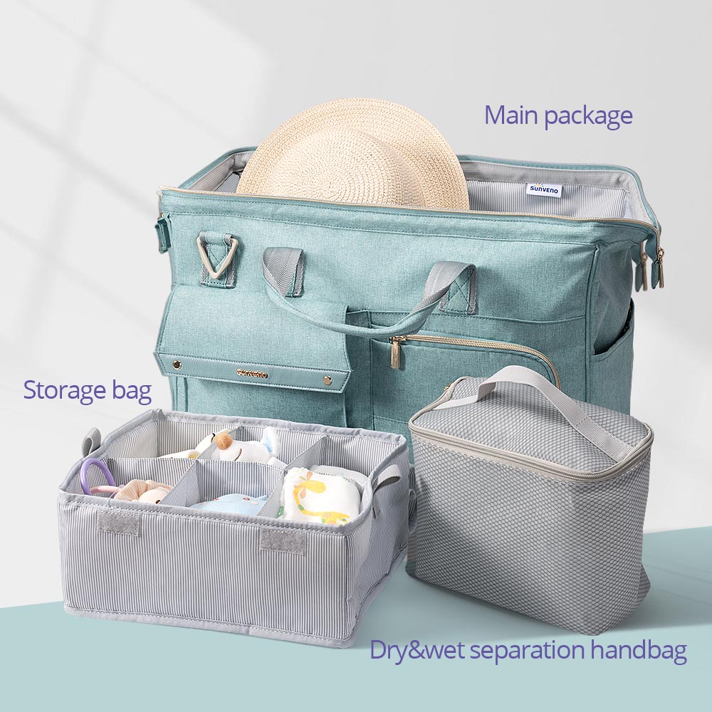 Sunveno Sunveno 3In1 Travel Bag Green Sunveno Yallatoys