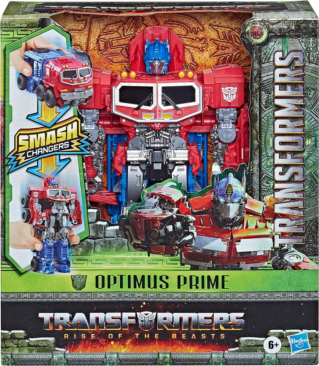 Buy Transformers Rise of The Beasts Smash Changer Optimus Prime Converting 9inch Action Figure | Yallatoys.com