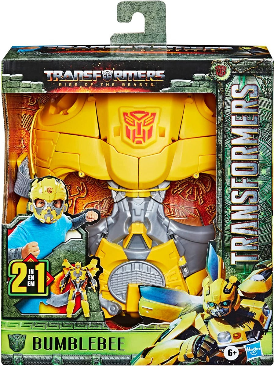 Buy Transformers Rise of the Beasts 2 in 1 Transforming Mask Bumblebee | Yallatoys.com