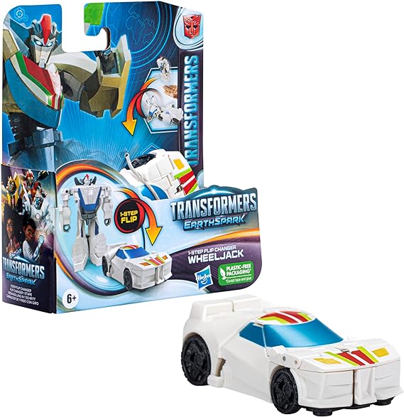 Buy Transformers EarthSpark 1-Step Flip Changer Wheeljack Action Figure | Yallatoys.com