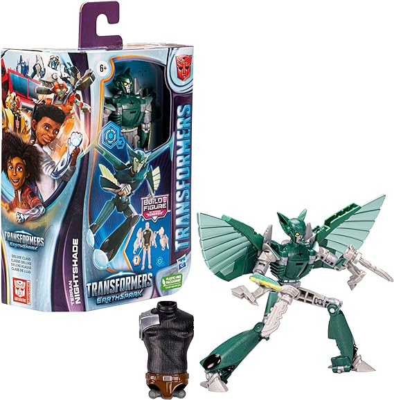 Buy Transformers Toys EarthSpark Deluxe Class Terran Nightshade Action Figure 5-Inch | Yallatoys.com