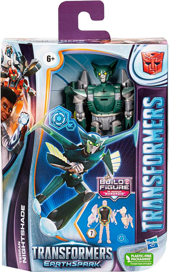 Buy Transformers Toys EarthSpark Deluxe Class Terran Nightshade Action Figure 5-Inch | Yallatoys.com