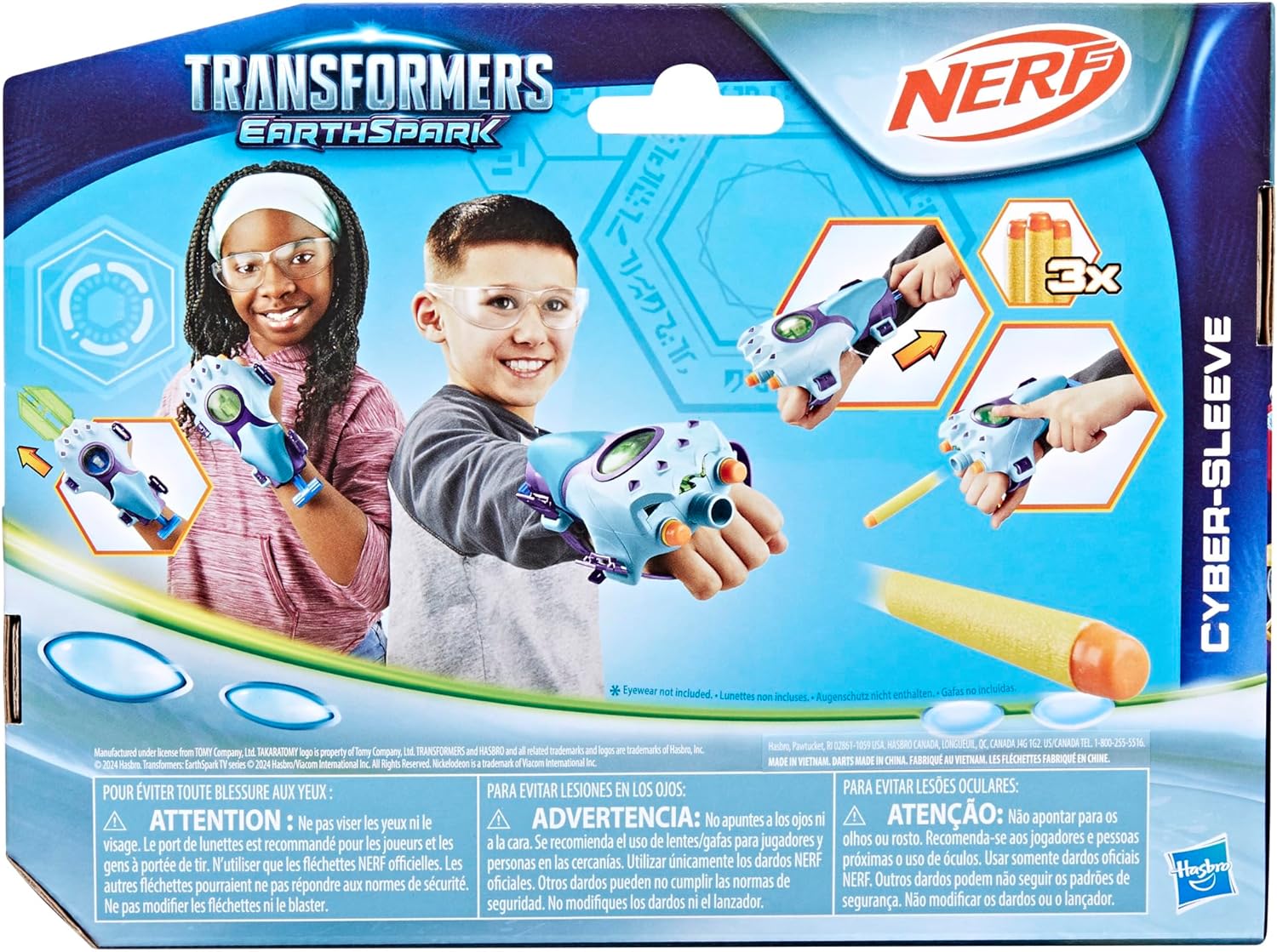 Buy Transformers EarthSpark Cyber Sleeve Battle Blaster with 3 Nerf Darts | Yallatoys.com