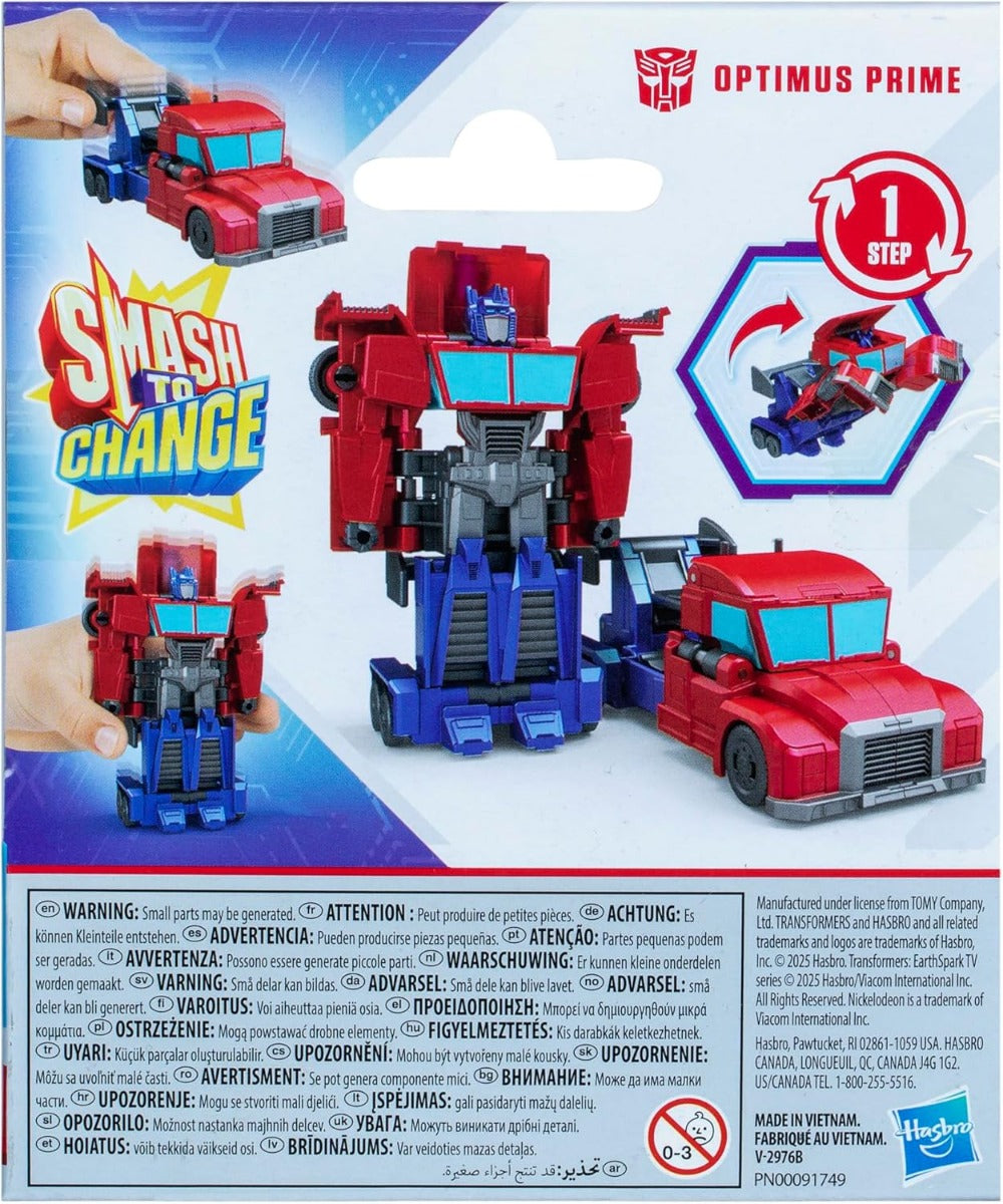 Buy Transformers EarthSpark 1 Step Smash Changers Optimus | Yallatoys.com