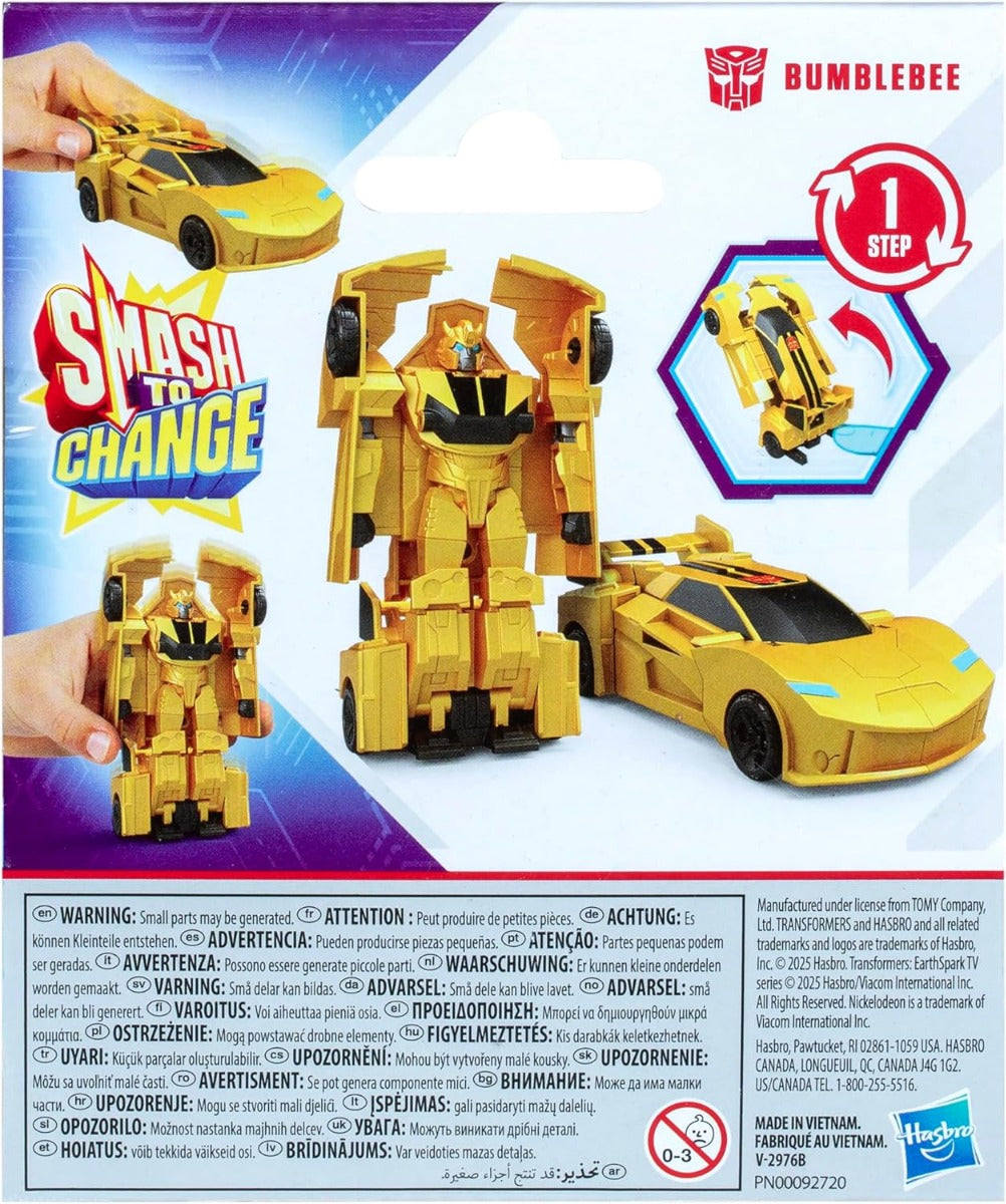 Buy Transformers EarthSpark 1 Step Smash Changers Bumblebee | Yallatoys.com