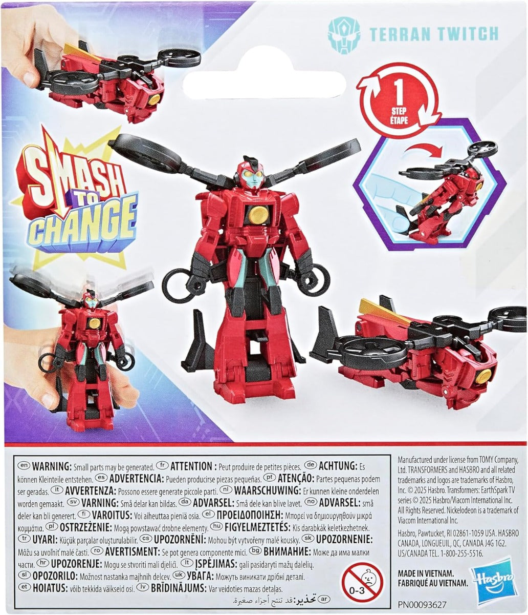 Buy Transformers EarthSpark 1 Step Smash Changers Terran Twitch | Yallatoys.com