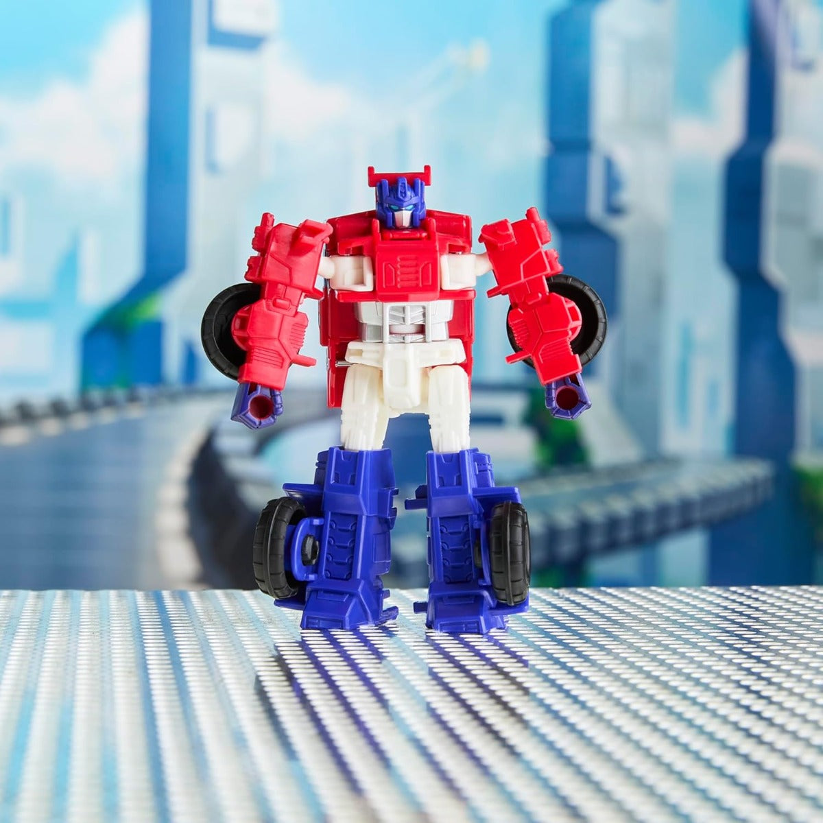 Buy Transformers Cyberworld Cyber Changers Optimus Prime Action Figure | Yallatoys.com