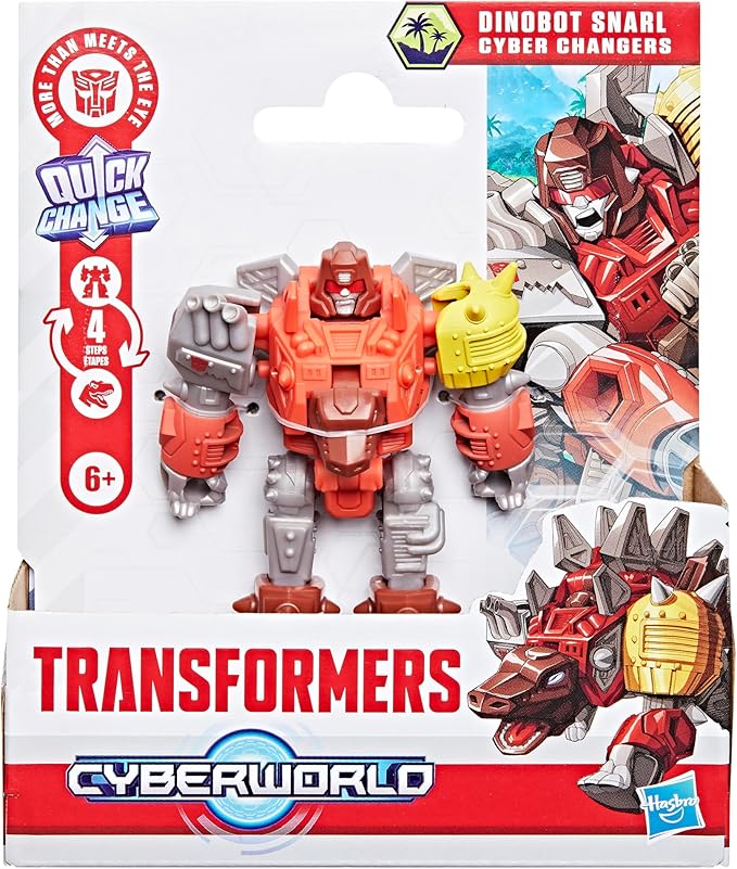 Buy Transformers Cyberworld Dinobot Snarl Cyber Changers 4Inch Action Figure | Yallatoys.com