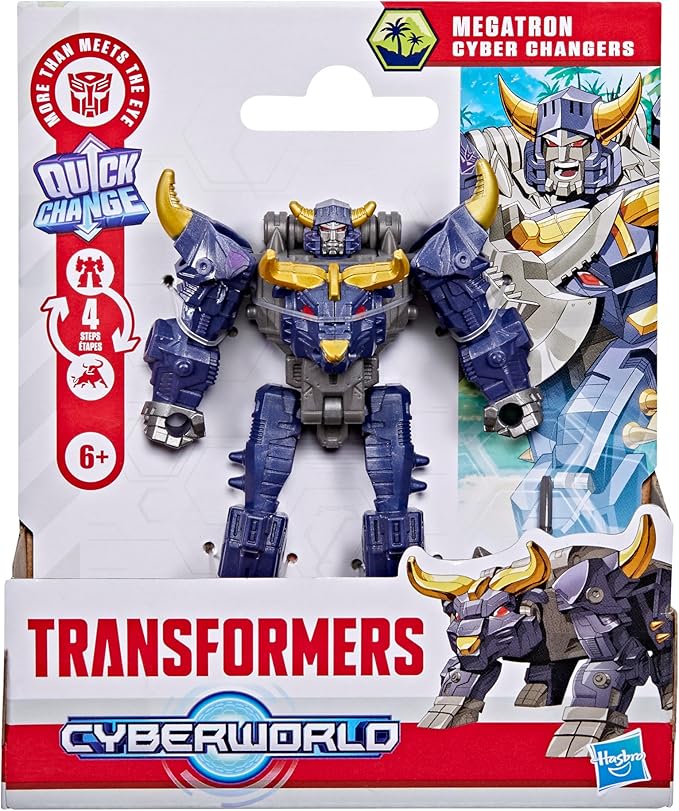 Buy Transformers Cyberworld Megatron Cyber Changers 4Inch Action Figure | Yallatoys.com