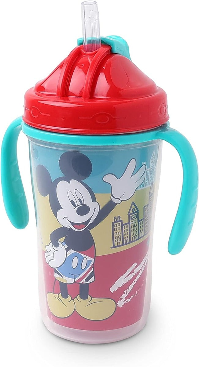 Disney Spill Proof Insulated Straw Cup  12 Months+  360Ml  Mickey Mouse Disney Yallatoys