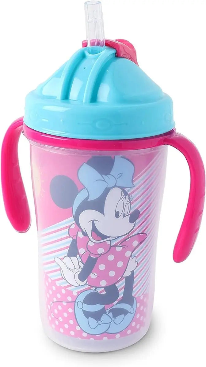 Disney Spill Proof Insulated Straw Cup  12 Months+  360Ml  Minnie Mouse Disney Yallatoys