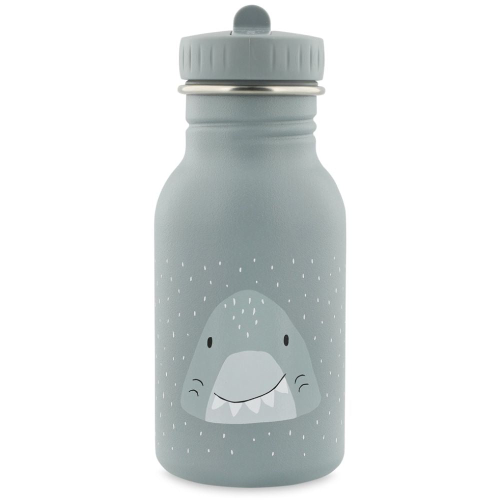 Buy Trixie Kids Water Bottle 350ml Mr Shark Grey Blue | Yallatoys.com