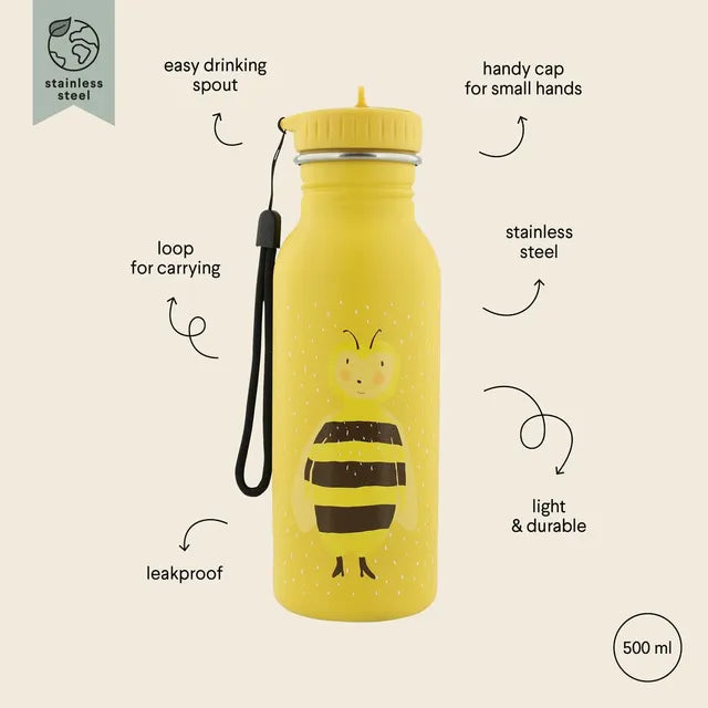 Buy Trixie Stainless Steel Water Bottle Mrs Bumblebee 500ml | Yallatoys.com