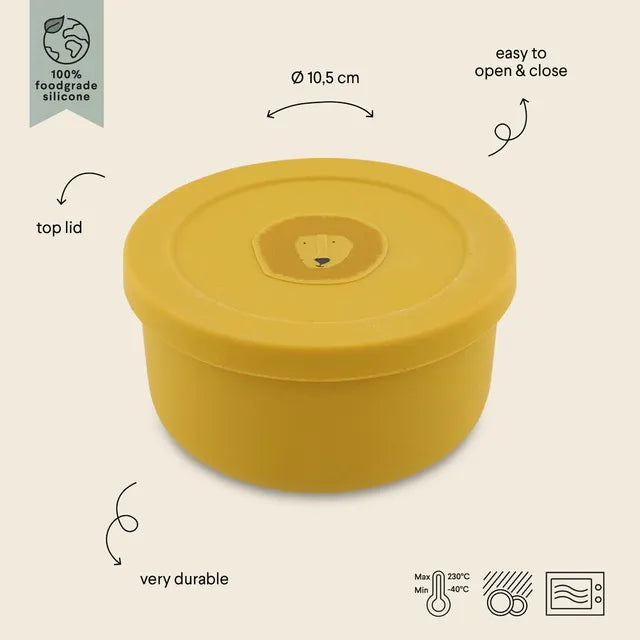 Buy Trixie Silicone Snack Box With Lid Mr Lion | Yallatoys.com