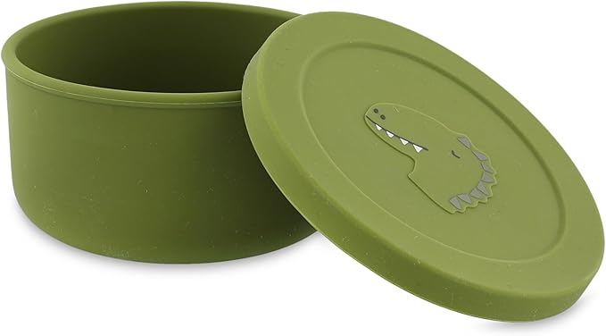 Buy Trixie Silicone Snack Box With Lid Mr Dino | Yallatoys.com