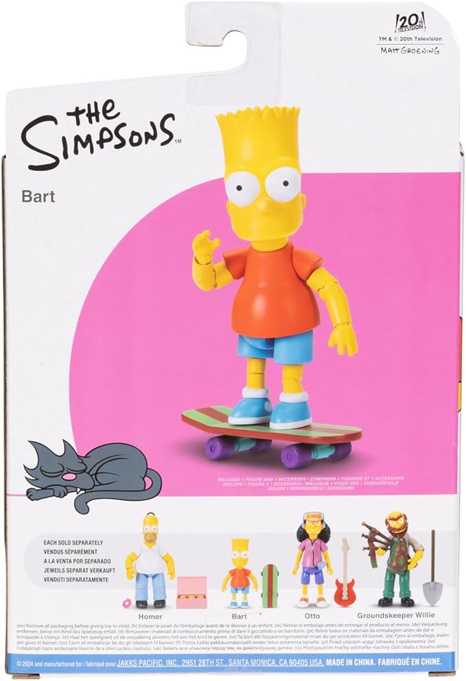 Buy The Simpsons 5inch Wave 1 Set of 4 Figures (Sold Separately Subject To Availability) | Yallatoys.com