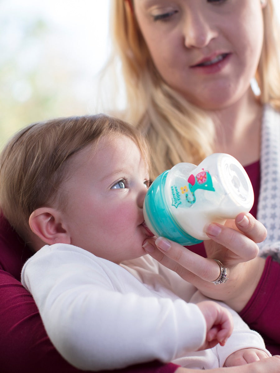 Buy Tommee Tippee Advanced Anti-Colic Feeding Bottle Slow Flow 150ml x2 Blue Plastic | Yallatoys.com