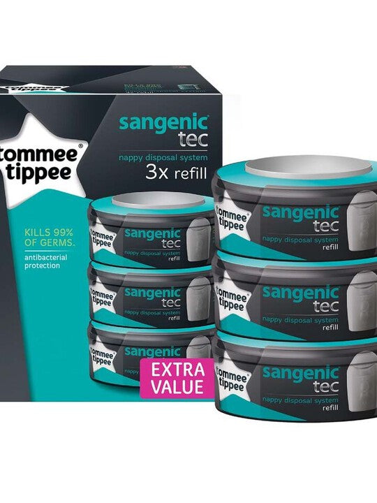 Buy Tommee Tippee Sangenic Universal Cassette Pack of 3 | Yallatoys.com
