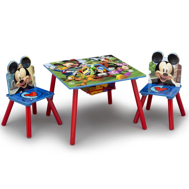 Buy Delta Children Mickey Mouse Kids Table and Chair Set with Storage | Yallatoys.com