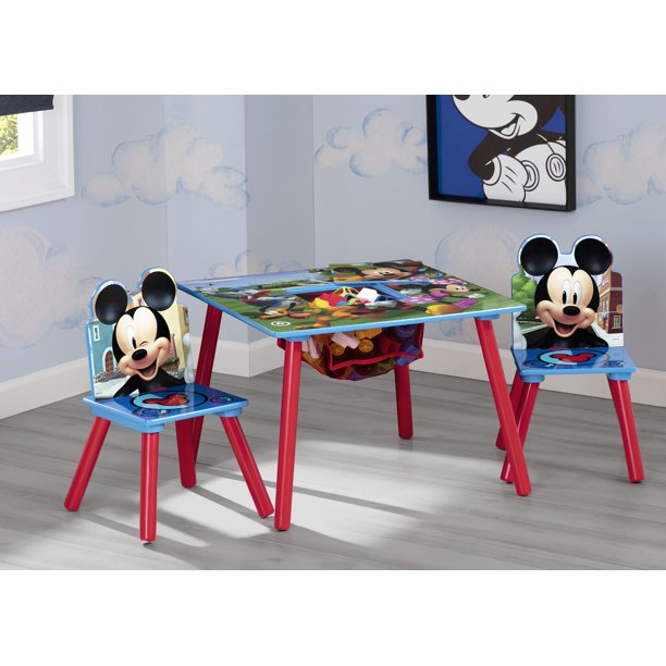 Buy Delta Children Mickey Mouse Kids Table and Chair Set with Storage | Yallatoys.com
