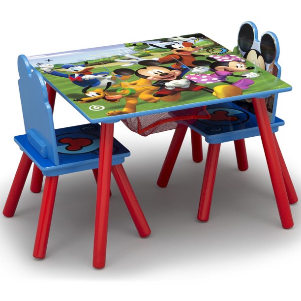 Buy Delta Children Mickey Mouse Kids Table and Chair Set with Storage | Yallatoys.com