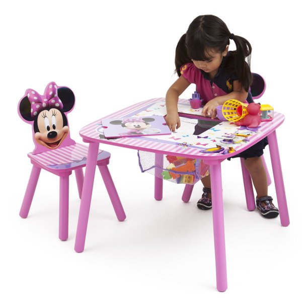 Buy Delta Children Minnie Mouse Table & Chair Set with Storage | Yallatoys.com