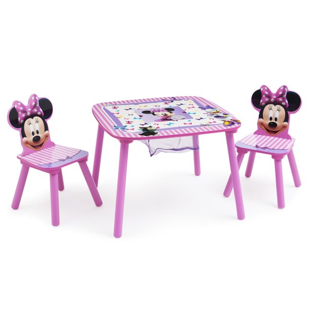 Buy Delta Children Minnie Mouse Table & Chair Set with Storage | Yallatoys.com