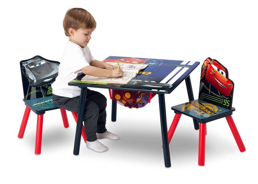 Buy Delta Children Cars Table & Chair Set with Storage | Yallatoys.com