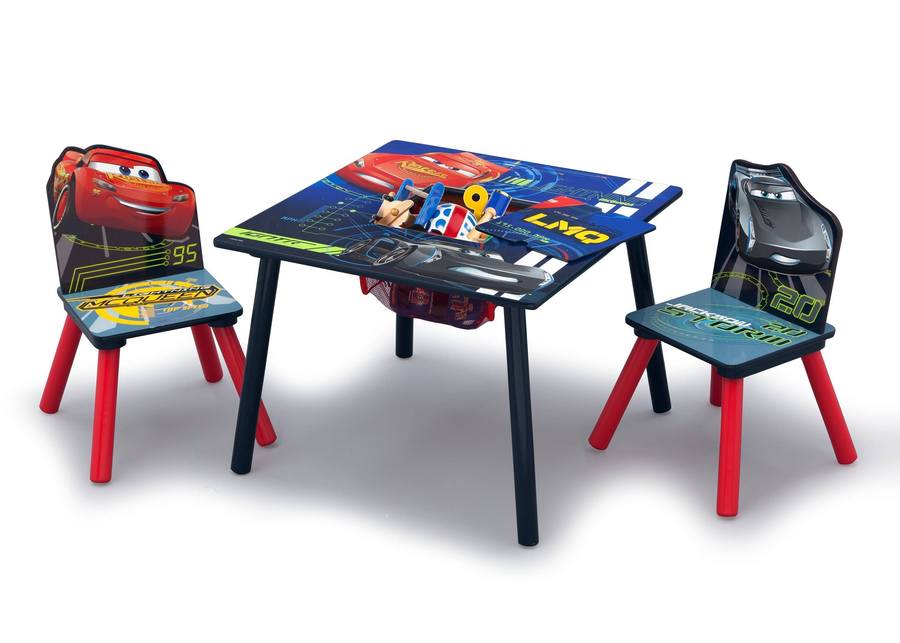 Buy Delta Children Cars Table & Chair Set with Storage | Yallatoys.com