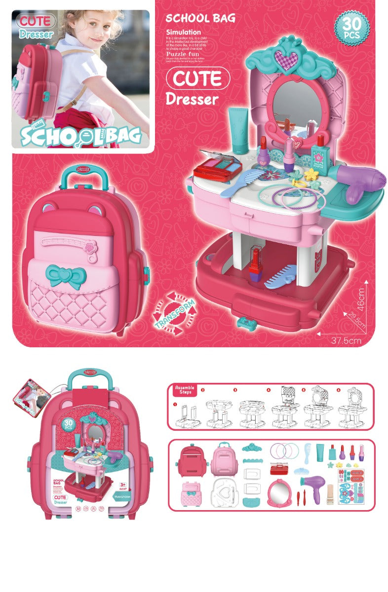 Buy 2 in 1 Dress Up Set Backpack Style | Yallatoys.com