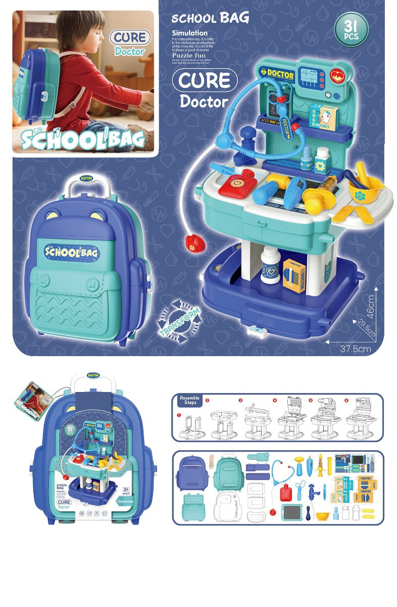 Buy 2 in 1 Doctor Set Backpack Style | Yallatoys.com