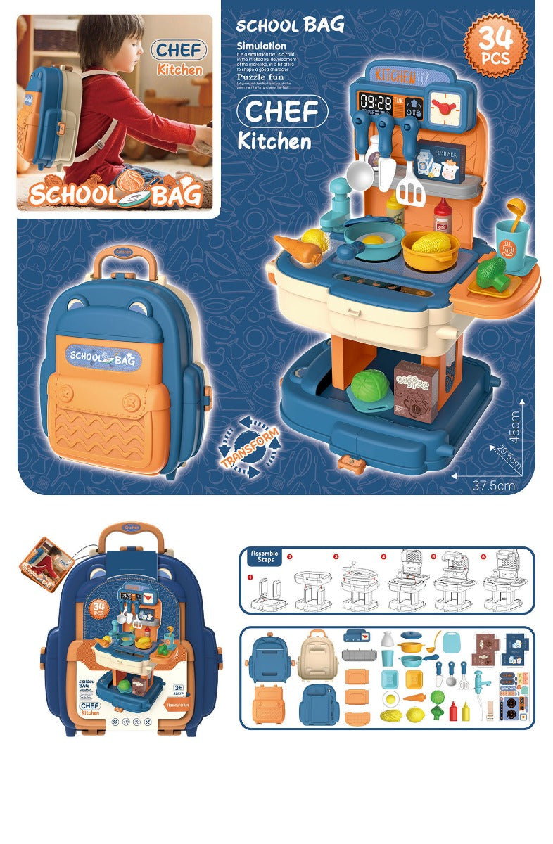 Buy 2 in 1 Tableware Bag Blue | Yallatoys.com