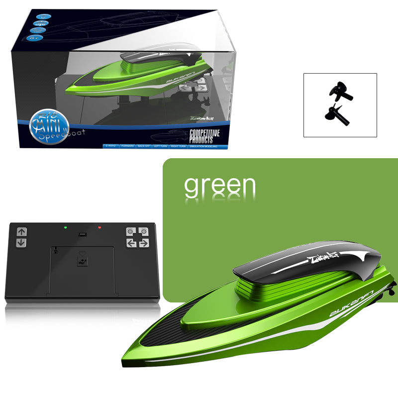 Buy Remote Control High Speed Boat With Light Green | Yallatoys.com