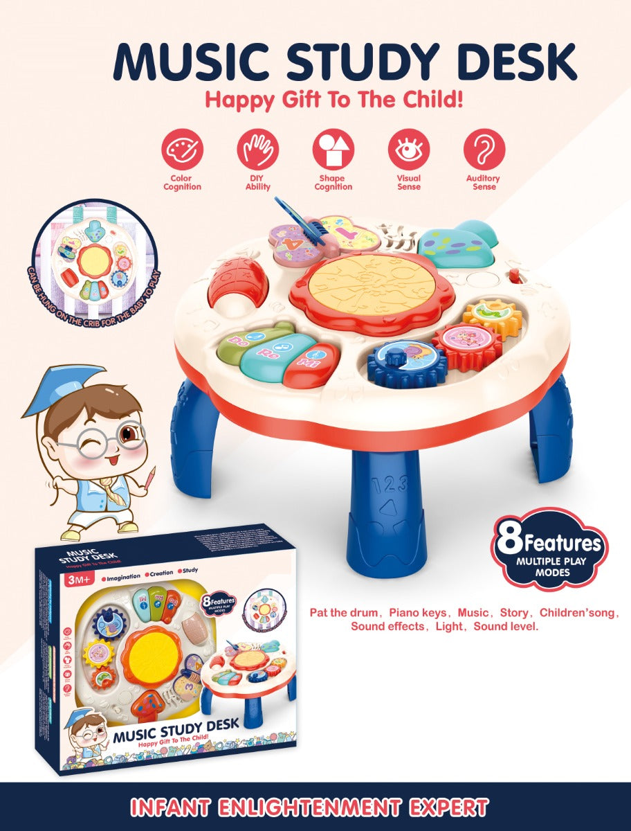 Buy Play & Learn Infant Round Table With Light & Music | Yallatoys.com