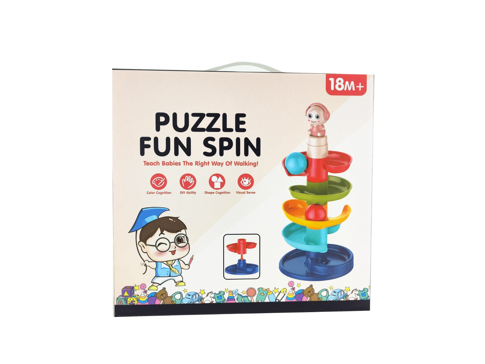 Buy Play & Learn Infant Spin Toy with Light | Yallatoys.com