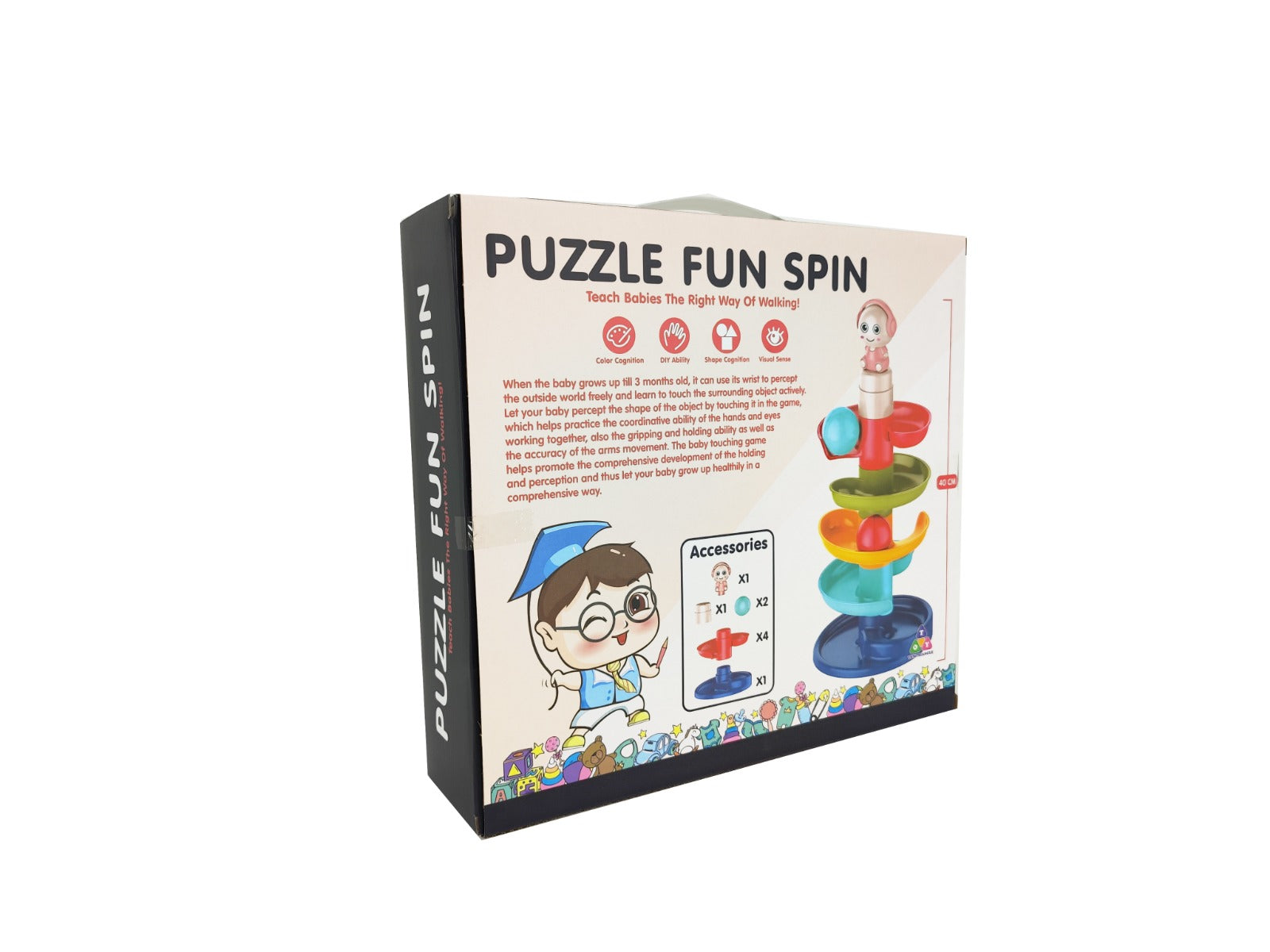 Buy Play & Learn Infant Spin Toy with Light | Yallatoys.com