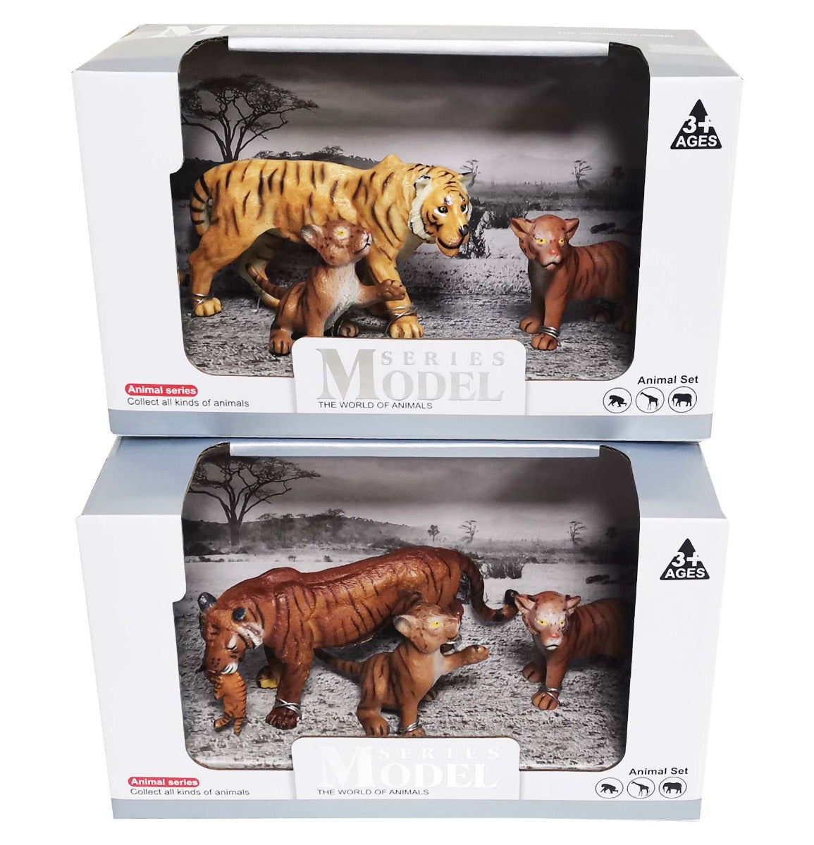 Buy Model Animal Series Figure Tiger 3pcs Set (Sold Separately Subject to Availability) | Yallatoys.com