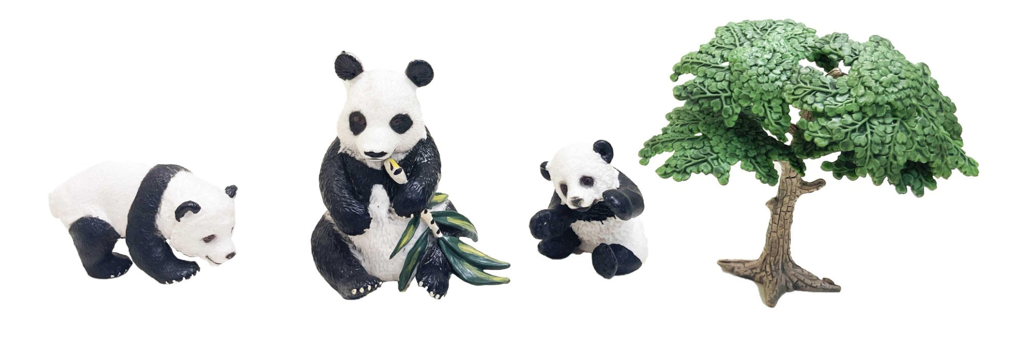 Buy Model Animal Series Figure Panda 3pcs Set (Sold Separately Subject to Availability) | Yallatoys.com